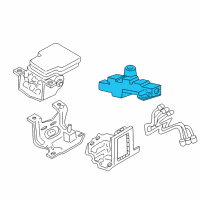 OEM 2000 Dodge Durango Valve-Brake Pressure Limit Diagram - 5003312AA