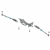 OEM Lincoln Aviator Inner Tie Rod Diagram - L1MZ-3280-C