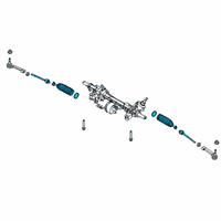 OEM 2022 Lincoln Aviator Inner Tie Rod Diagram - L1MZ-3280-D