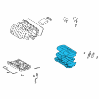 OEM 1999 Lexus LX470 Seat Cushion Pad Diagram - 7147060490B0