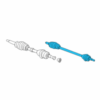 OEM 2010 Chrysler Sebring Front Drive Shaft Right Diagram - 5085185AF