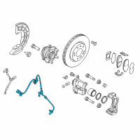 OEM 2018 Hyundai Sonata Sensor Assembly-Front ABS.RH Diagram - 59830-C1000