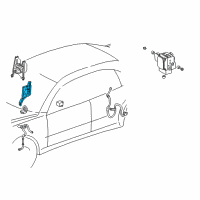 OEM Lexus LS430 Computer Assy, Skid Control Diagram - 89540-50150