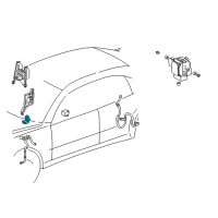 OEM 2003 Toyota Highlander Steering Sensor Assembly Diagram - 89245-50030