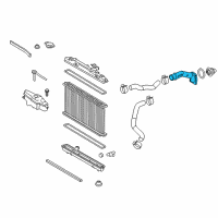 OEM Lexus RX450h Inlet, Water Diagram - 16321-31030