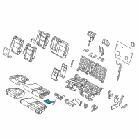 OEM Jeep Grand Cherokee Pad-Seat Cushion Diagram - 4610228AD