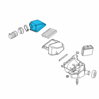 OEM 2003 Cadillac DeVille Housing Asm, Air Cleaner Upper Diagram - 88983259