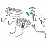 OEM 2017 Chrysler Pacifica Hose-Fuel Filler Diagram - 52029769AB