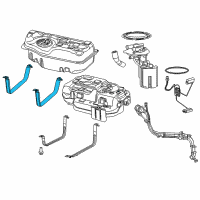 OEM 2017 Chrysler Pacifica Strap-Fuel Tank Diagram - 68229309AA