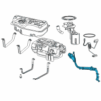 OEM 2020 Chrysler Voyager Tube-Fuel Filler Diagram - 68299075AJ