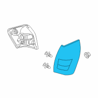 OEM 2005 Dodge Magnum Lamp-Tail Stop Turn Diagram - 4805966AE