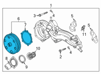 OEM 2022 Chevrolet Corvette Water Pump Diagram - 12702611