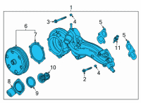 OEM 2022 Chevrolet Corvette Water Pump Housing Diagram - 12714605