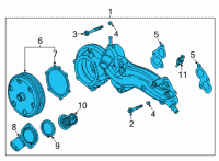 OEM 2020 Chevrolet Corvette Water Pump Housing Diagram - 12714605