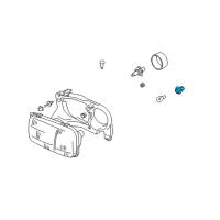 OEM 2001 Chevrolet Metro Socket, Fr Turn Lamp (On Esn) Diagram - 91173956