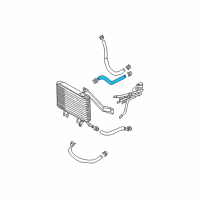 OEM 2002 Toyota Camry Outlet Hose Diagram - 32943-33090