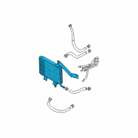 OEM Toyota Camry Oil Cooler Diagram - 32910-33070