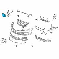 OEM 2015 Cadillac ELR Module, Fwd Range Radar Diagram - 13442495