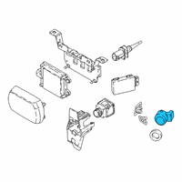 OEM BMW 530i xDrive Mineralsilber Ultrasonic Transducer Diagram - 66-20-9-290-899