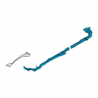 OEM Infiniti QX80 Pipe-Cooler Diagram - 92460-5ZP1B