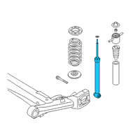 OEM 2022 Hyundai Venue Rear Shock Absorber Assembly Diagram - 55307-K2000
