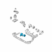 OEM 2006 Hyundai Accent Bracket Assembly-Roll Stopper, Front Diagram - 21910-1G050