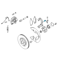 OEM Ford Support Mount Bolt Diagram - -W714753-S442