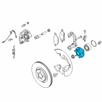 OEM 2015 Ford Escape Hub Diagram - GV6Z-1104-A