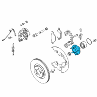 OEM Lincoln MKC Hub Diagram - GV6Z-1104-A