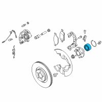 OEM 2016 Ford Escape Bearing Diagram - 8V4Z-1215-C