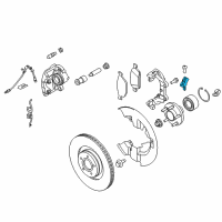 OEM 2017 Ford Focus Front Speed Sensor Diagram - HV6Z-2C204-A