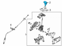 OEM 2021 Kia Sorento Knob Assembly-Gear Shift Diagram - 46720S9100WK