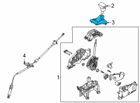 OEM Kia Sorento Boot Assembly-Shift LEVE Diagram - 84633R5000