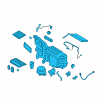 OEM Ford AC & Heater Assembly Diagram - CT4Z-19B555-K