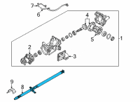 OEM Nissan Rogue Propeller Shaft Assy Diagram - 37000-6RA0A