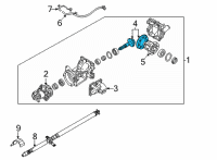 OEM Nissan Rogue Gear Set-Final Drive Diagram - 38100-6RE0A