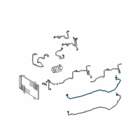 OEM 2008 Lexus LS460 Tube Diagram - 88717-50410