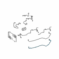 OEM 2012 Lexus LS460 Tube Diagram - 88716-50580