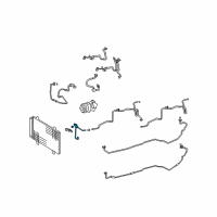 OEM 2017 Lexus LS460 Tube Sub-Assy, Liquid, A Diagram - 88706-50010