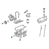 OEM Chevrolet Plug, Oil Drain Diagram - 10953161