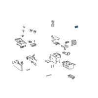 OEM 2012 Toyota Highlander Heater & AC Control Diagram - 55900-0E310