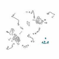 OEM Ford Coolant Line Diagram - FT4Z-8K153-D