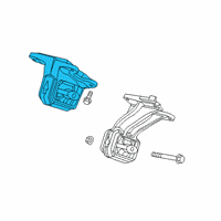 OEM 2019 Ram 2500 Engine Mount Diagram - 68362401AB