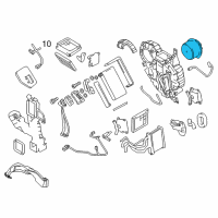 OEM Infiniti QX80 BLOWERASSY-Rear Diagram - 27375-1LA1A