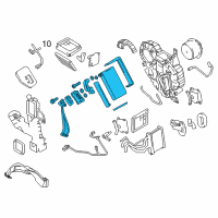 OEM 2016 Nissan Quest EVAPORATOR Diagram - 27410-1JA1A