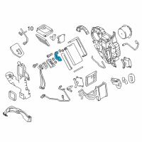 OEM 2016 Nissan Quest Pipe Assembly Rear Cooler, High Diagram - 92464-1JA0A