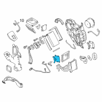 OEM 2016 Nissan Quest Air Mix Actuator Assembly Diagram - 27742-1JA0A