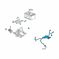 OEM Ford Taurus X Positive Cable Diagram - 8G1Z-14300-BA