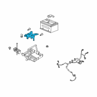 OEM Mercury Support Bracket Diagram - 8G1Z-10A666-A