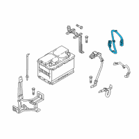 OEM 2017 Kia Optima Cable Assembly-Motor Power Diagram - 91885A8510